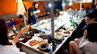 Alcohol is the Secret of Taste!? Chef of street food cart bar | Korean Street Food