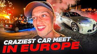 IS THIS EUROPES CRAZIEST CAR MEET? - POLICE, DRIFTING MULTIPLA, BMW HITS PEOPLE AND MORE