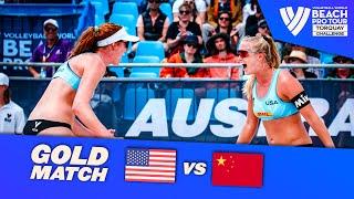 Hughes / Cheng vs. Lvwen / Dong - Gold Match Highlights Torquay 2022 #BeachProTour