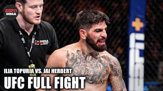 UFC FULL FIGHT: Ilia Topuria vs. Jai Herbert [UFC London – March 19, 2022] | ESPN MMA