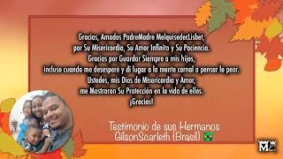 Testimonio de sus Hermanos GilsonScarleth (Brasil) Disponible Ahora en ReyDeSalem.com 25/11/24