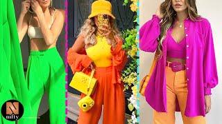 Dopamine Dressing 2022 | Colorful Stylish Outfits | Nifty