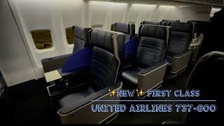 NEW United Airlines First Class 737-800/900 #unitedairlines #unitedfirst #boeing737 #firstclass