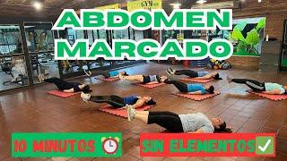 Rutina para marcar los abdominales en casa | abdominales 10 minutos