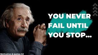 Albert Einstein Quotes | Albert Einstein Quotes about Life | Motivation & quotes A3