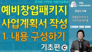 2022년도 예비창업패키지 ⟪사업계획서 길라잡이 1. 내용 구성하기 (기초편)⟫ | 창업의지혜