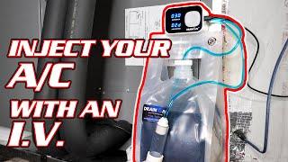 How To Clean A/C Drain Lines with Drain I.V. - KEEP them kLEAN