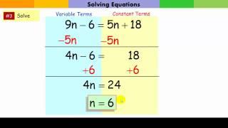 Solving Multi-Step Equations