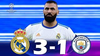 Recreación Real Madrid 3-1 Manchester City - Uefa Champions League 2022