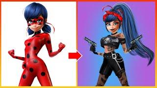 Miraculous Ladybug Glow Up Into Bad Girl - Miraculous Cartoon Art