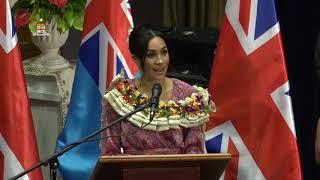 The Duke and Duchess of Sussex visit to the University of the South Pacific.