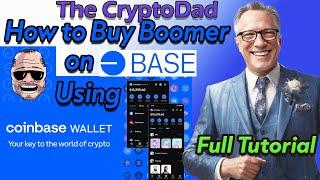 Using the Coinbase Wallet to Buy Boomer & Other Meme Tokens on Base Chain!