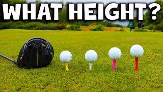 Best Tee Height With Driver For Maximum Distance?