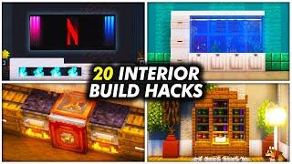 ► 21 Genius Interior Build Hacks To Upgrade Your Minecraft House!