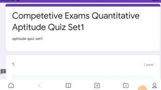 #Daily Dose Online Quantitative Aptitude Quiz Set1#Sai Prakash Jobspoint