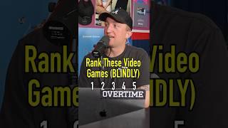 BLIND RANKING VIDEOGAMES!! A Shocker At Number One! #shorts #games #videogames #ranking #gaming