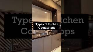 Types of Modular Kitchen Countertops || Magnaa Interiors