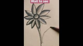 How to easy sunflower#remixart #drawing#flower#sunflower