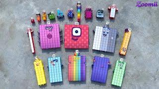 Looking for Mini Numberblocks 1 to 100! NEW ASMR   Numberblocks Satisfying Video #10