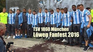 TSV 1860 München - Weiss-Blaues Löwen Fanfest 2016 mit Teamvorstellung