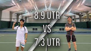 8.9 vs 7.3 UTR Singles Match Play | #utr #swingvision