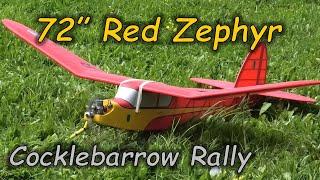 1937 Red Zephyr - 72" wingspan - Cocklebarrow Vintage Plane Rally, England, 2023