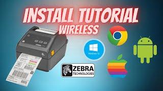 Zebra ZD420 Wireless Thermal Printing Setup and Installation | Windows Mac Android Chromebook