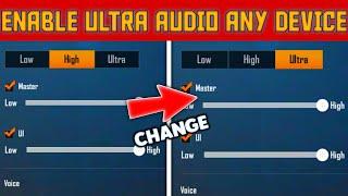 How To Increase Enemy Foot Sound | Best Audio Settings In PUBG Mobile Spot Enemy Fast!