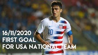 16/11/2020 Giovanni Reyna first goal for USA National Team | USA - Panama 6-2 | Friendly game