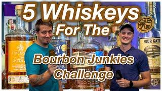 5 Whiskeys For The Bourbon Junkies Challenge! #bourbon #bourbonhunting