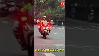 中国杭州最美的交警：兔子警官，奶凶奶凶的哈