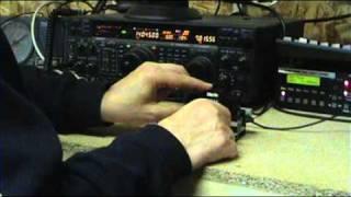 The first 2-way radio contact with Lego Morse keys