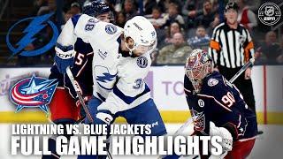 Tampa Bay Lightning vs. Columbus Blue Jackets | Full Game Highlights | ESPN NHL