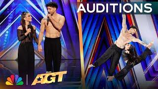 Sebastian & Sonia Deliver "The PERFECT Audition" | Auditions | AGT 2024