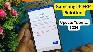 Samsung Verify your Google Account Solution After Factory Reset || Samsung J5 FRP Bypass