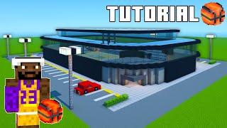 Minecraft Tutorial: How To Make A Basketball Arena "2022 City Build"