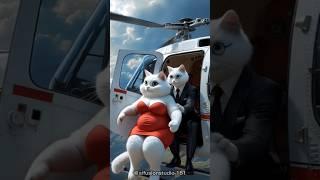 Fatty cat rescued and taken revenge #viralshort #catvideos #usashorts #usa#10millionviews