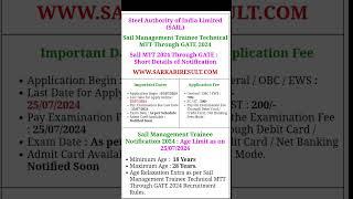 SAIL MTS and Havaldar Form Fill Up 2024 | SAIL Recruitment 2024 Apply Online Kaise Kare | SAIL