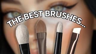 THESE ARE THE ONLY 4 MAKEUP BRUSHES YOU NEED FOR ANY EYE MAKEUP LOOK!