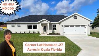 Corner Lot, No HOA, & Upgraded Finishes | Home Tour in Ocala Florida