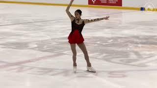 2023-24 Skate Canada Challenge. Junior Women FP. Lucille Yang