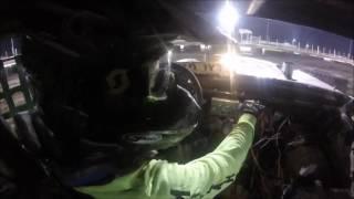 Saturday night, in car video from #460 Nick Deleon at manistee county fairgrounds 9/17/16