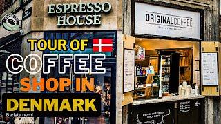 More than 10 cafe espresso house in denmark || Original coffee || tour of coffee shop in Denmark ||