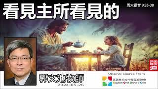 看見主所看見的 (馬太福音 9:35-38)- 郭文池牧師