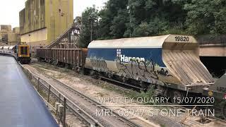 Mendip Rail MRL Class 08 shunter stone train