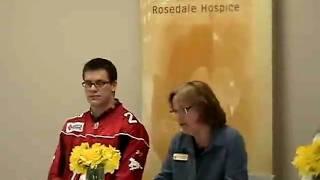 Rob Cote at Hospice media launch