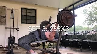 How to hit 315 on bench - Casey Starchak home bench workout