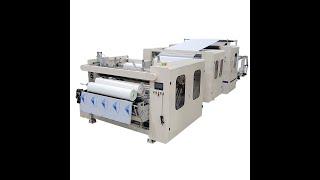 1350 mm automatic decorate gluing lamination maxi roll paper rewinding machine