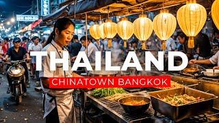  BANGKOK, Thailand 4K Walking Tour - The Best Street Food In The World.