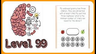 Brain Test: Tricky Puzzles Level 99 Walkthrough Solution By Mobile Gaming Junction
